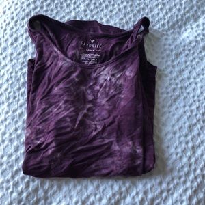 American Eagle Purple Tie-Dye Tank